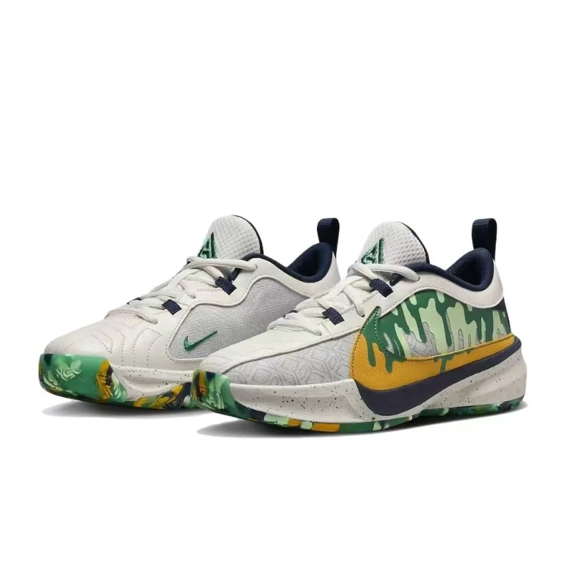 正品NIKE耐克低帮舒适减震耐磨百搭儿童篮球鞋轻便透气FN4975-001