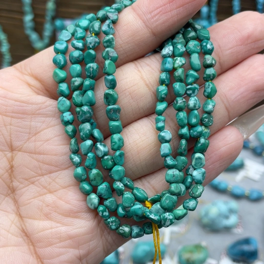 绿松石未镶嵌玉化随行多圈