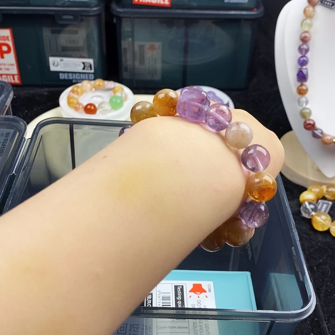 银S925镶嵌水晶手链