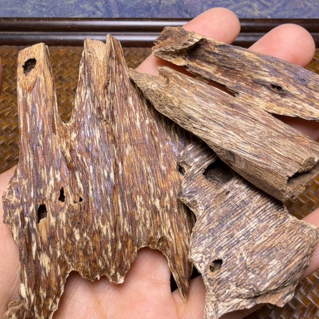 沉香碎屑沉香糖结虫漏10克