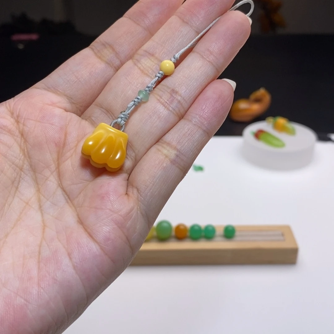 石英质玉（缅黄）合金珠宝奇石