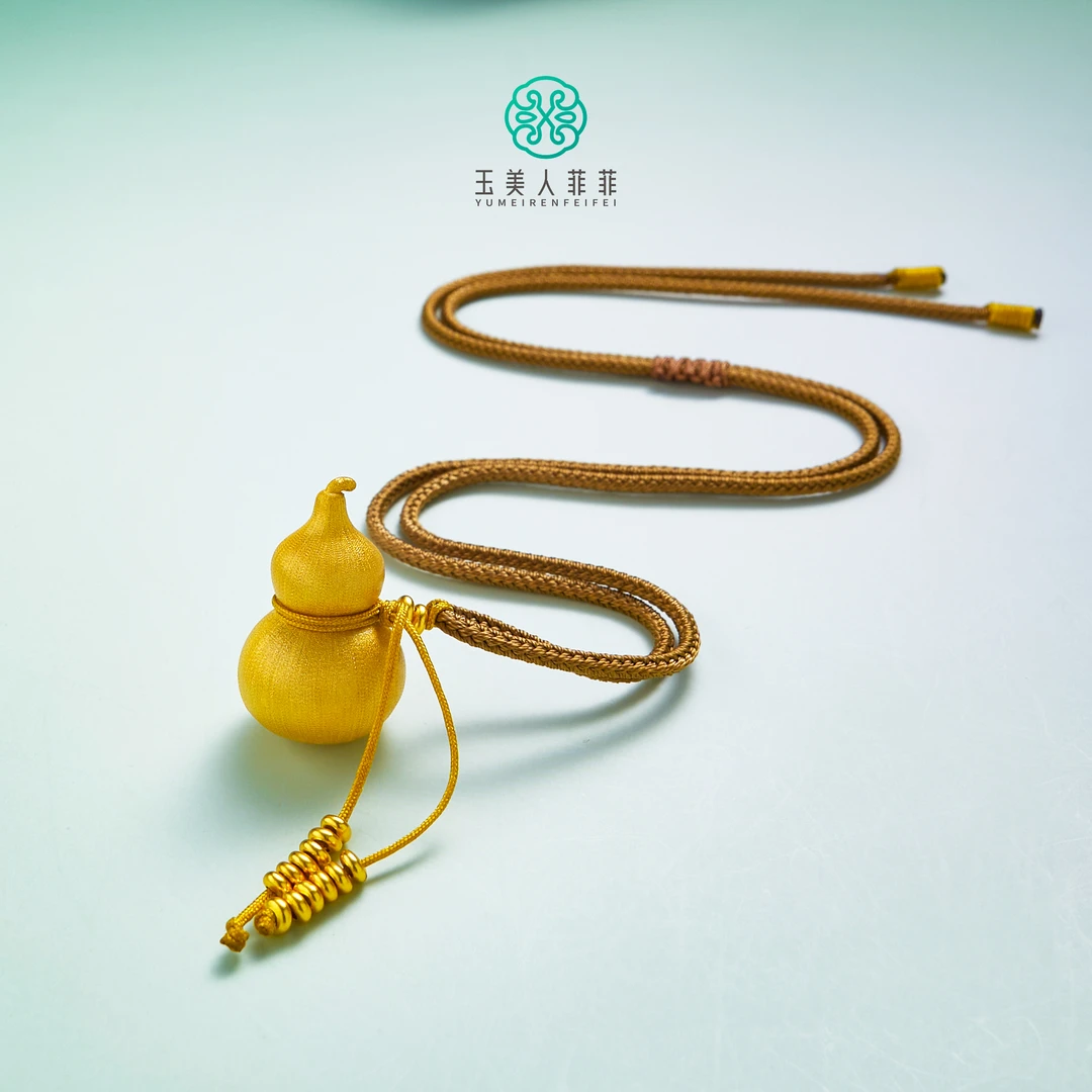 吊坠足银 菲菲珠宝好~足银葫芦吊坠-赠绳