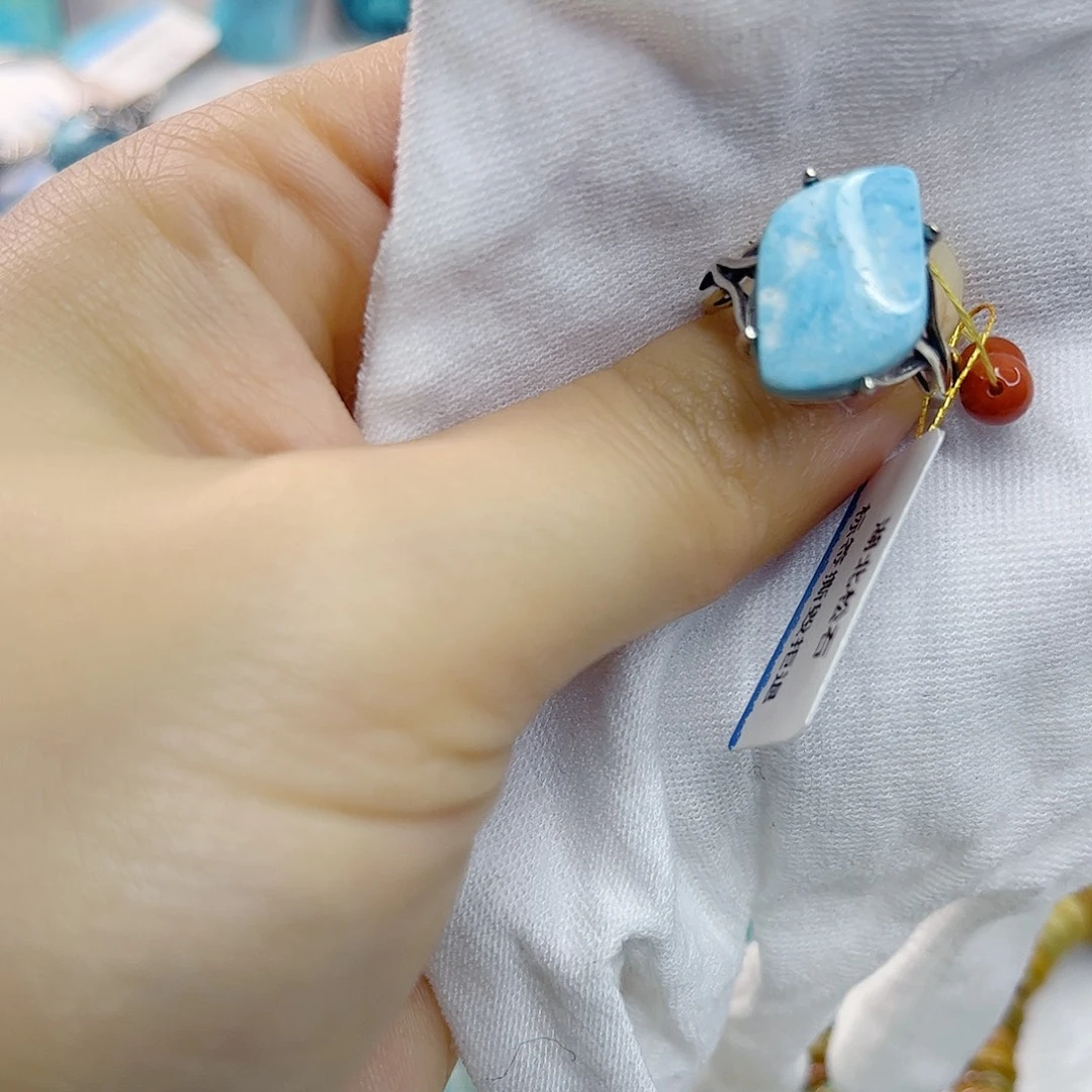 南红玛瑙银S925镶嵌珠宝奇石