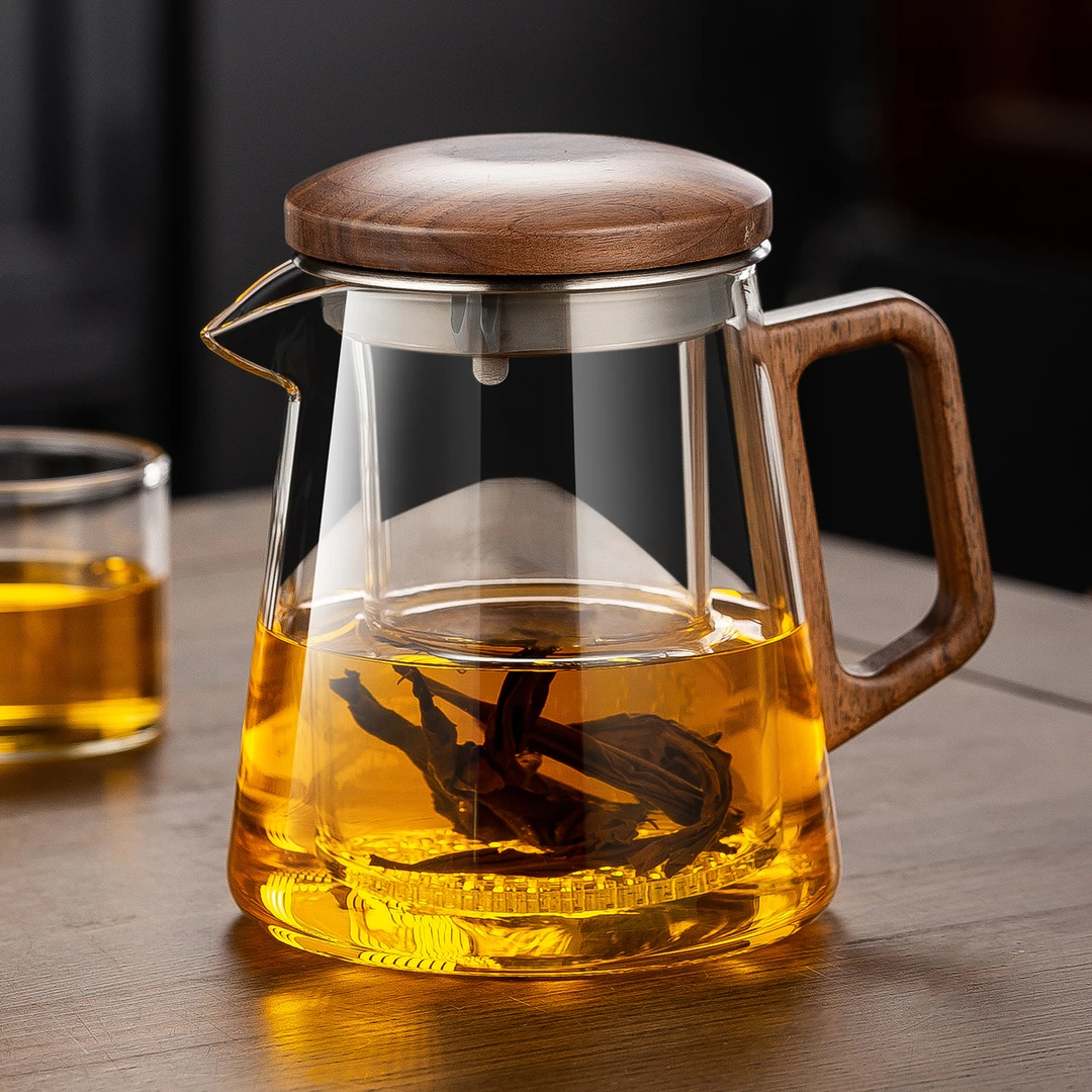 加厚玻璃泡茶壶茶水分离冲茶器家用耐高温过滤茶壶办公室功夫茶具