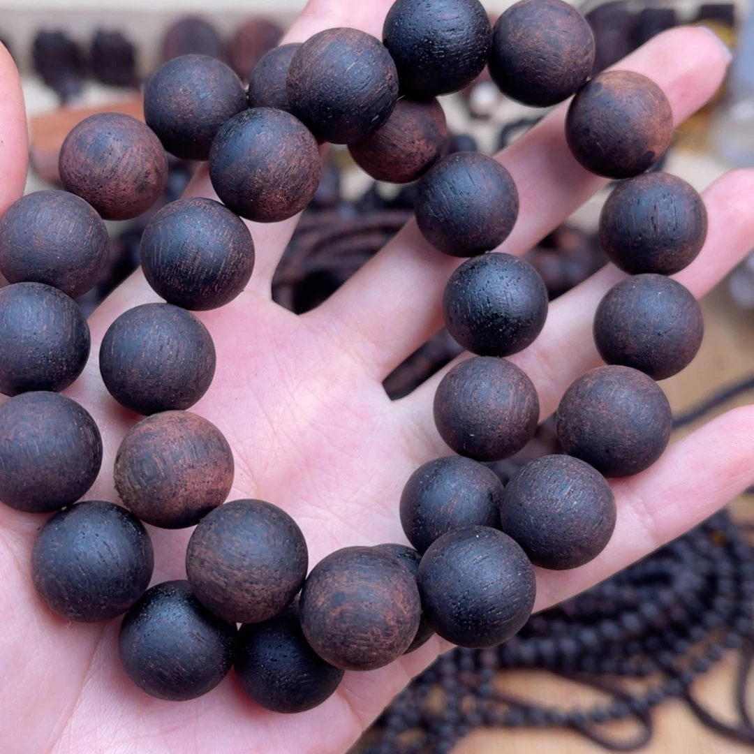 降真香其他1.5金丝蜜结单圈手串