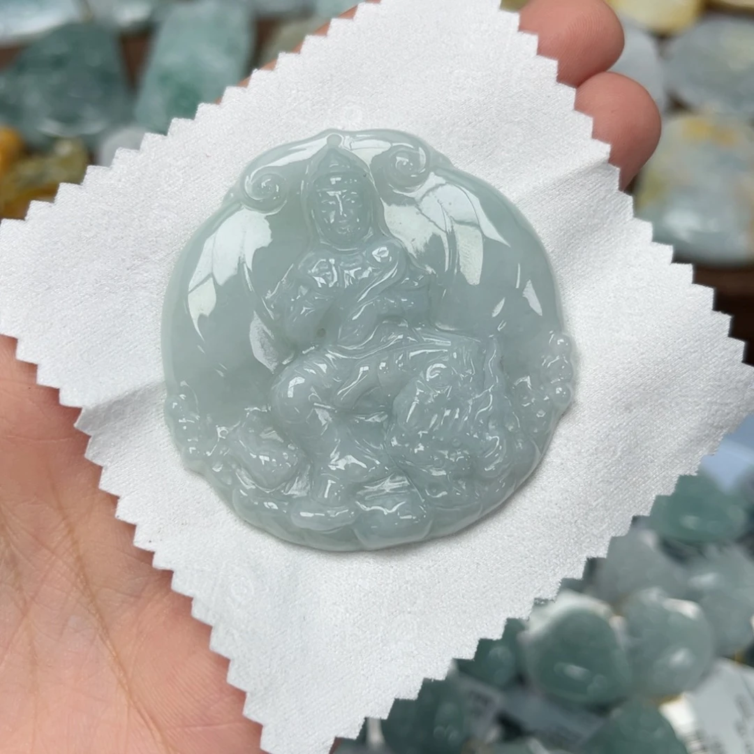 颈饰未镶嵌翡翠文殊