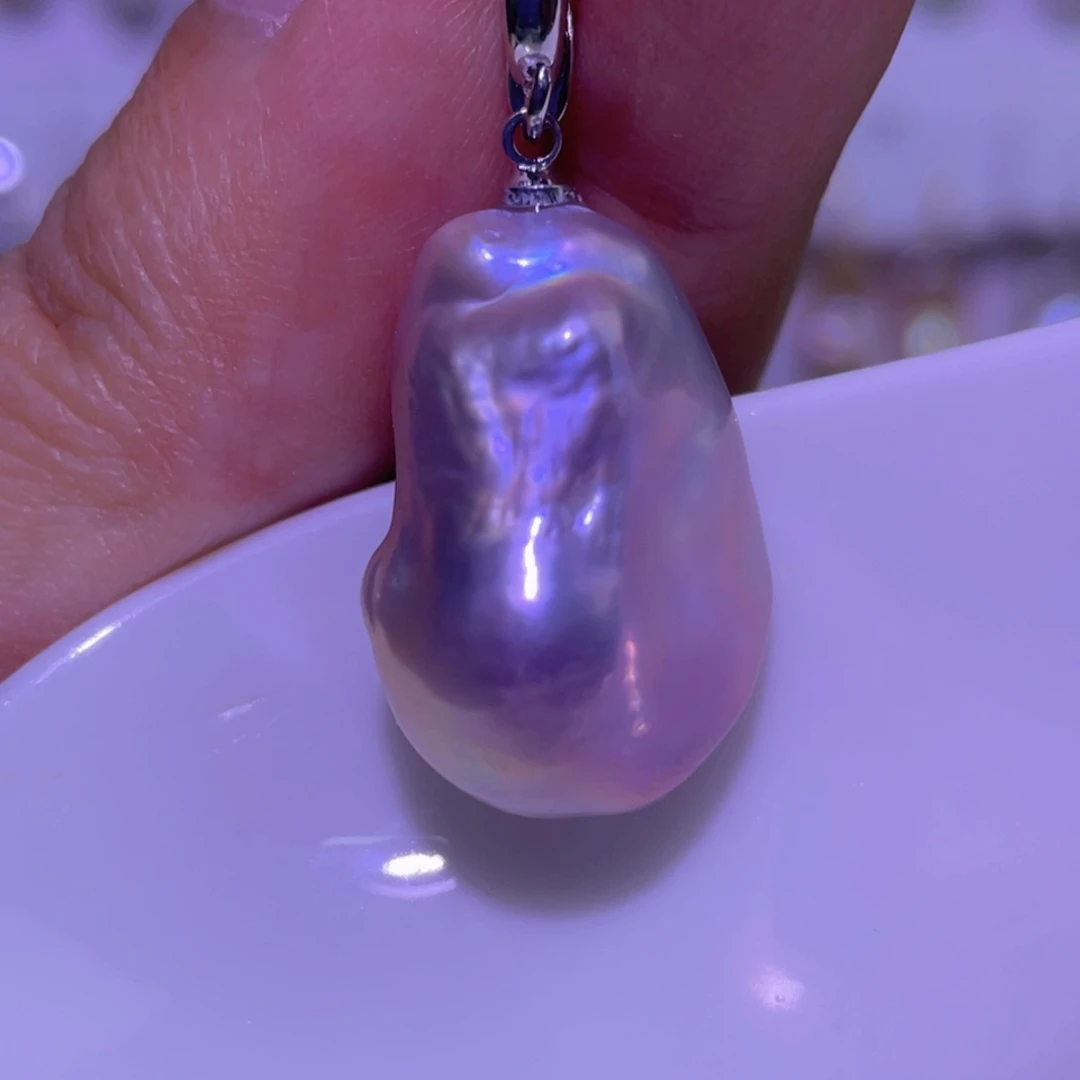 天然淡水珍珠吊坠未镶嵌淡水珍珠