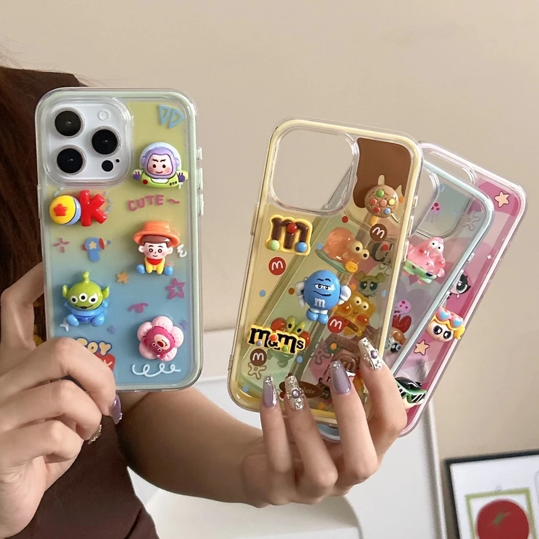 创意立体卡通适用iPhone16苹果15手机苹果魔鬼猫手机壳
