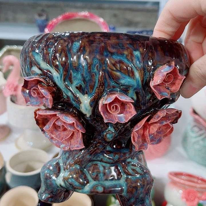 多肉花盆满10元包邮