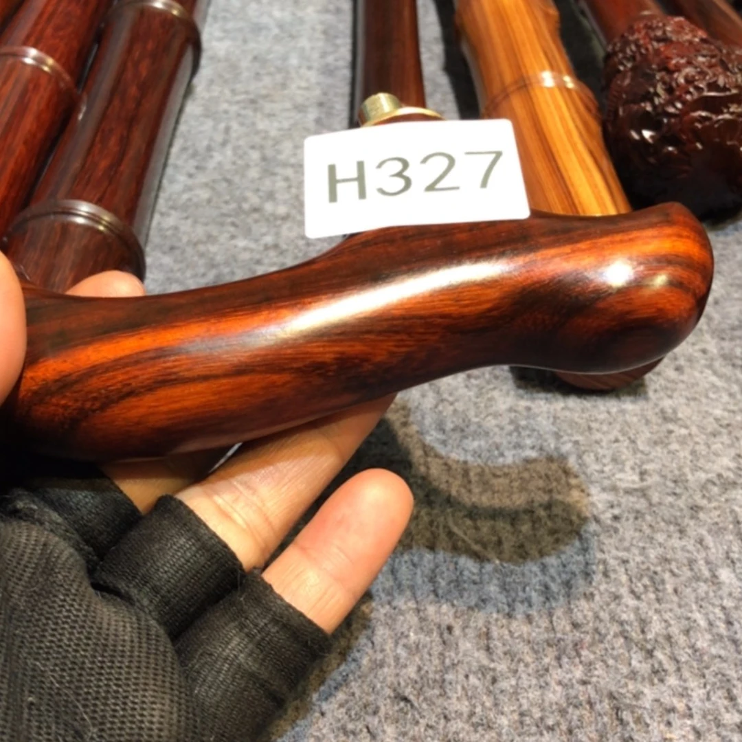 【闪购商品】木派*星紫檀木手杖头一个