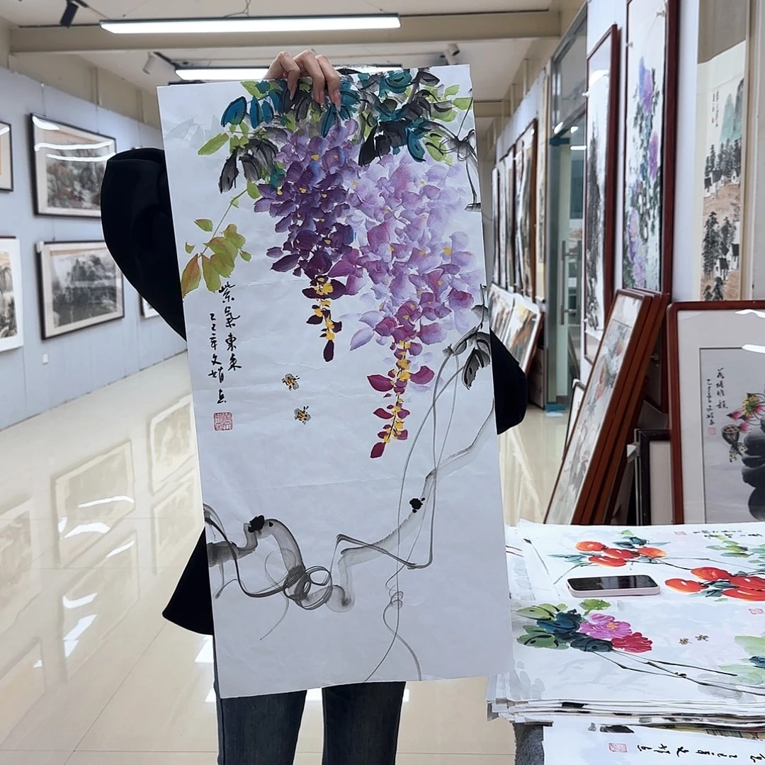 国画国画作品多次