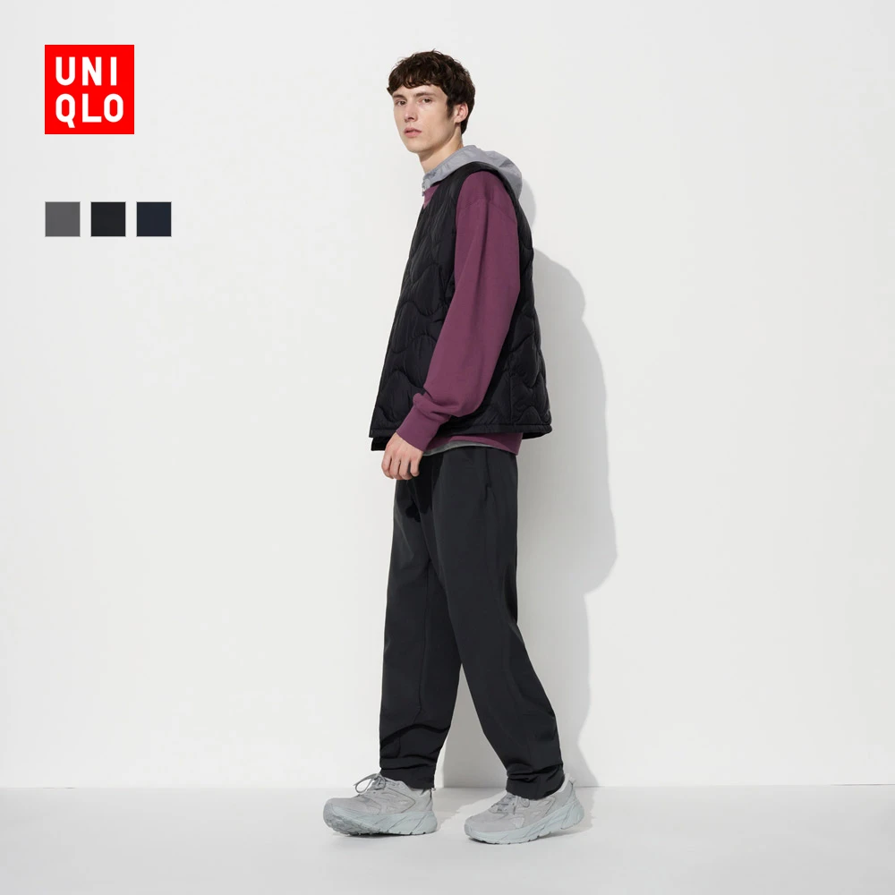 优衣库男装HEATTECH舒适长裤休闲裤裤子保暖裤加长款463969