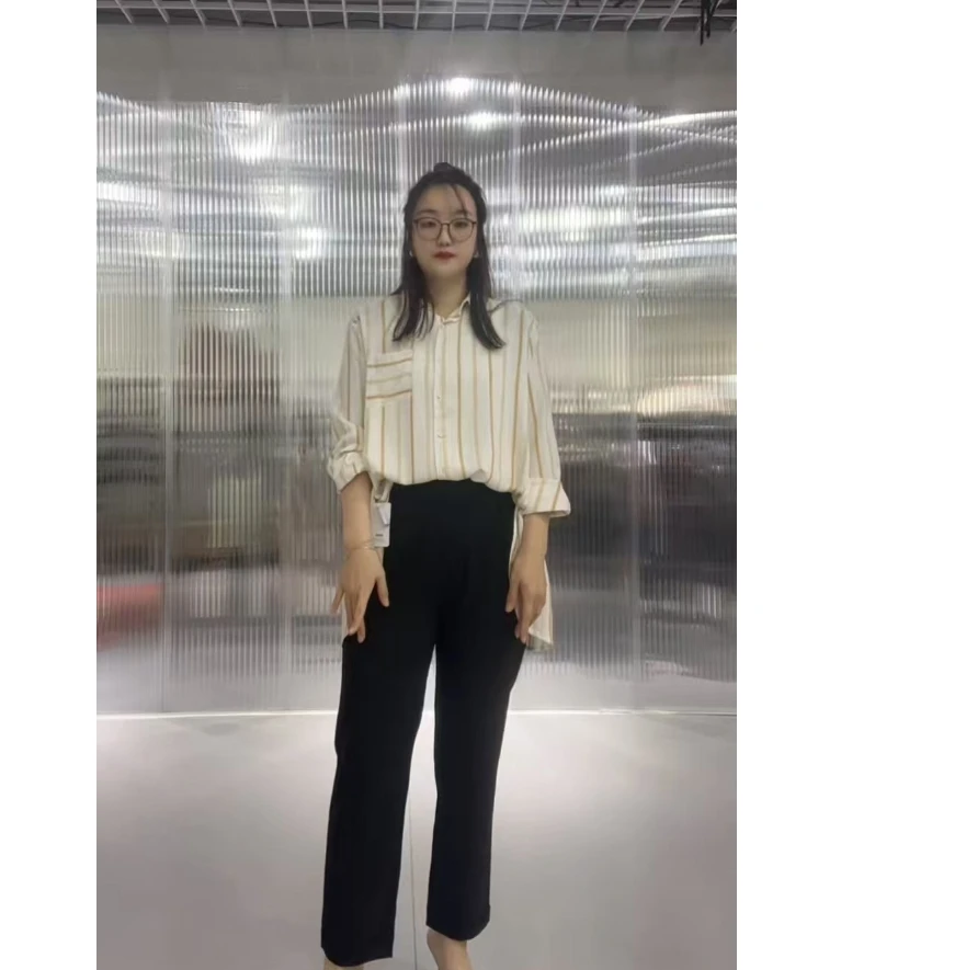 2025春夏新款韩版宽松大码女长袖衬衣衬衫防晒外套009CY