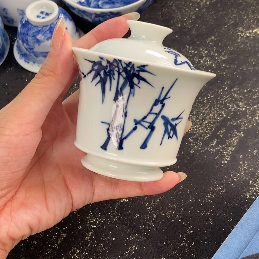 杯子景德镇手绘茶器