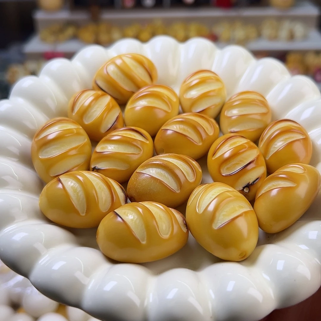 菩提根/象牙果吊坠微瑕炭烤法棍3颗