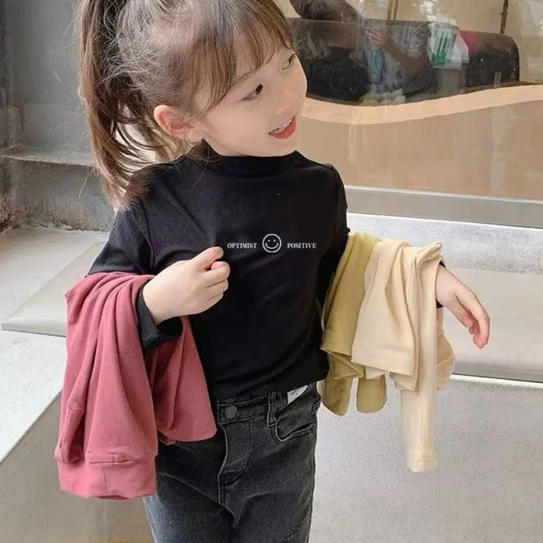 3120-3-1品牌暖暖笑脸打底衫