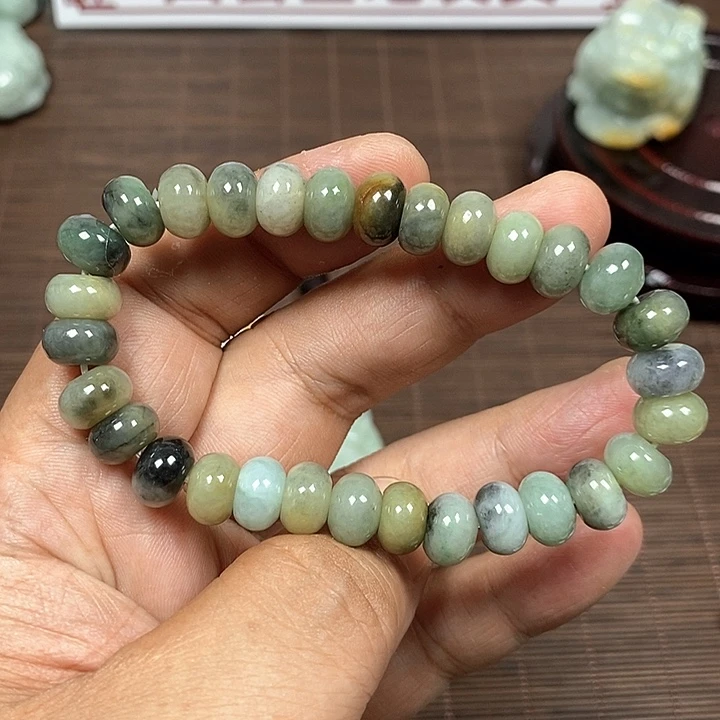 颈饰未镶嵌翡翠天然翡翠玉A货配证书