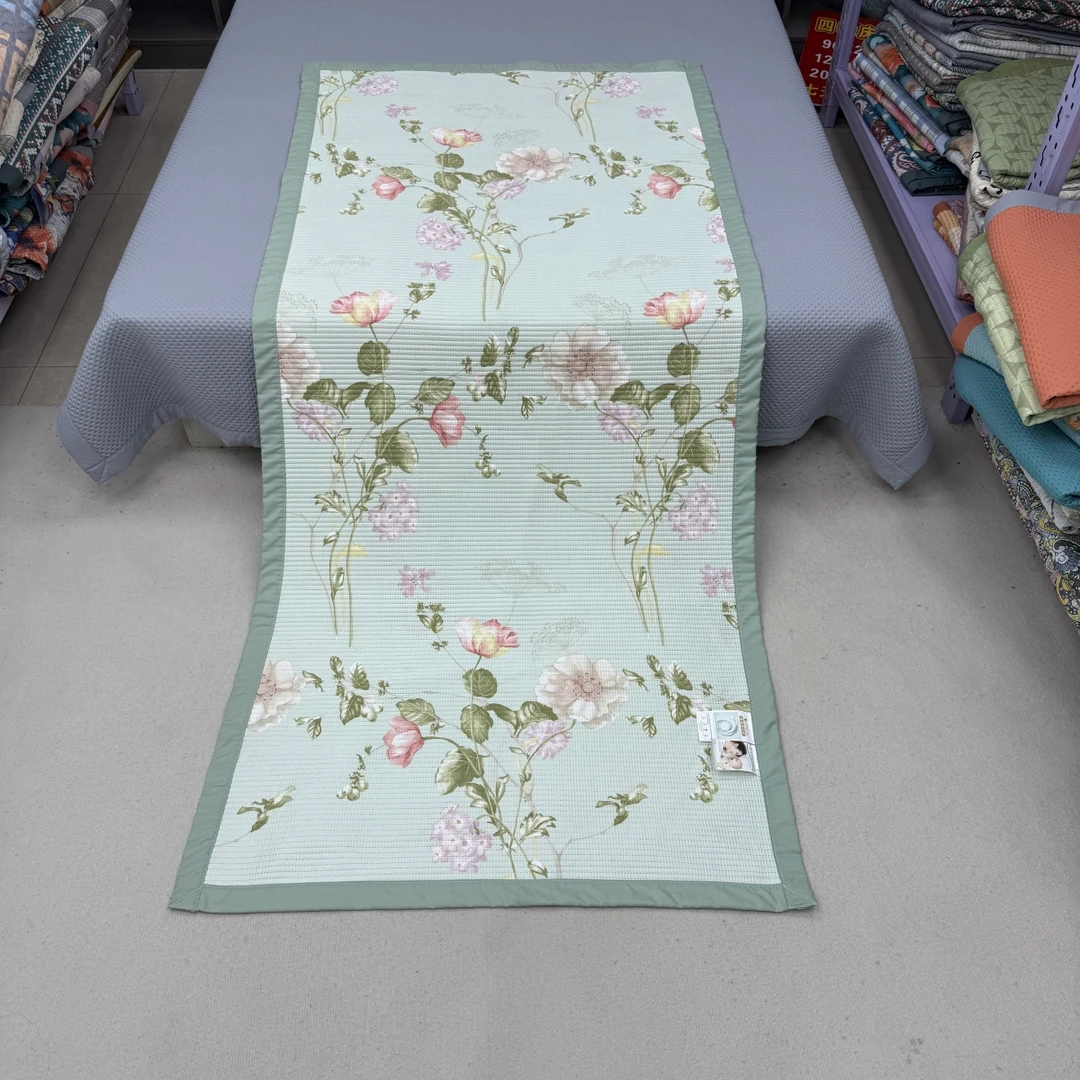 轻颜90*220cm凉席夏季凉感床盖沙发垫学生宿舍床垫可水洗防滑