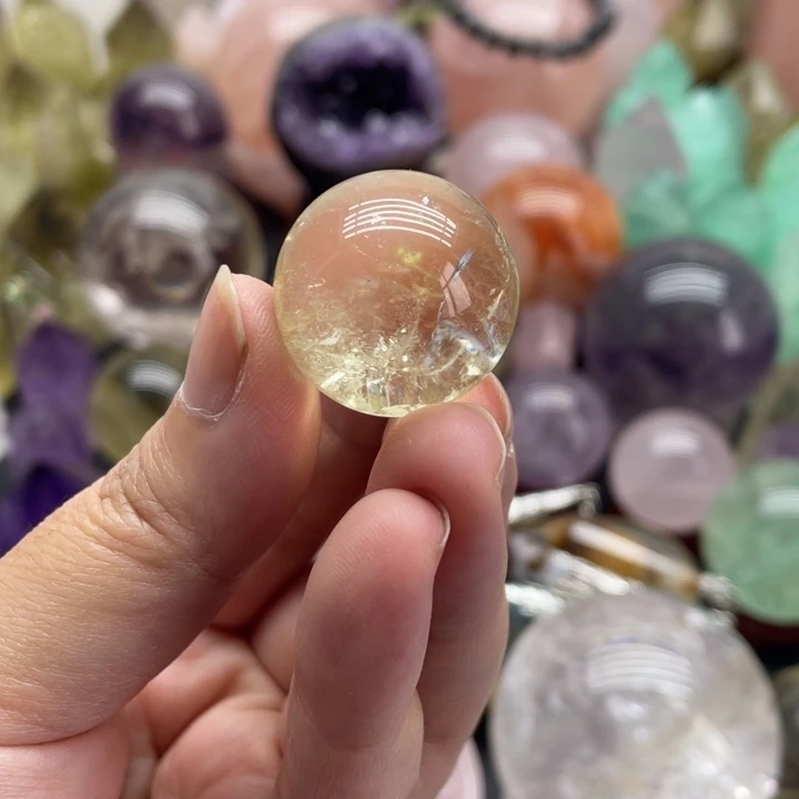 未镶嵌珠宝半成品水晶9号23mm