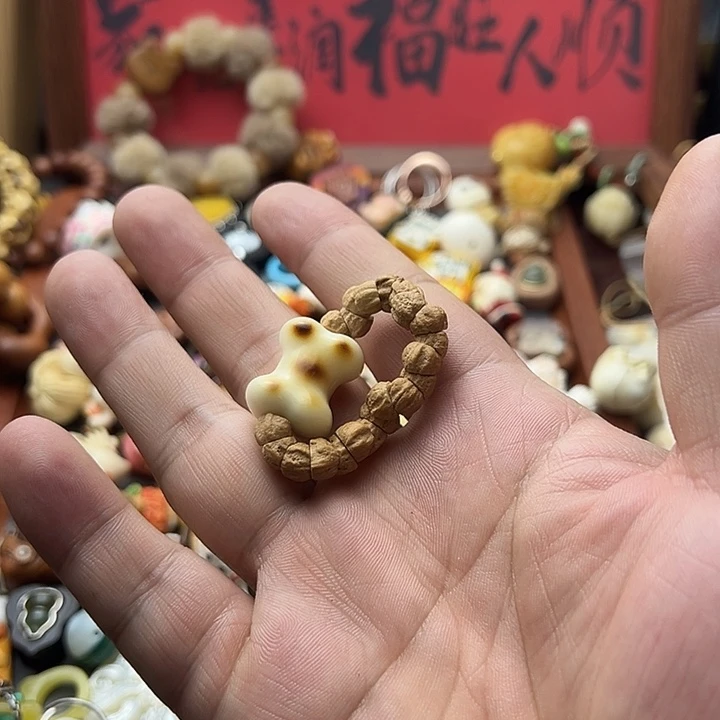 非金属象牙果骨头百香籽大肠手捻