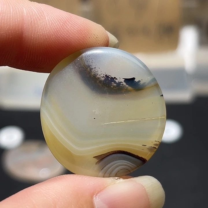 未镶嵌车挂玛瑙/玉髓