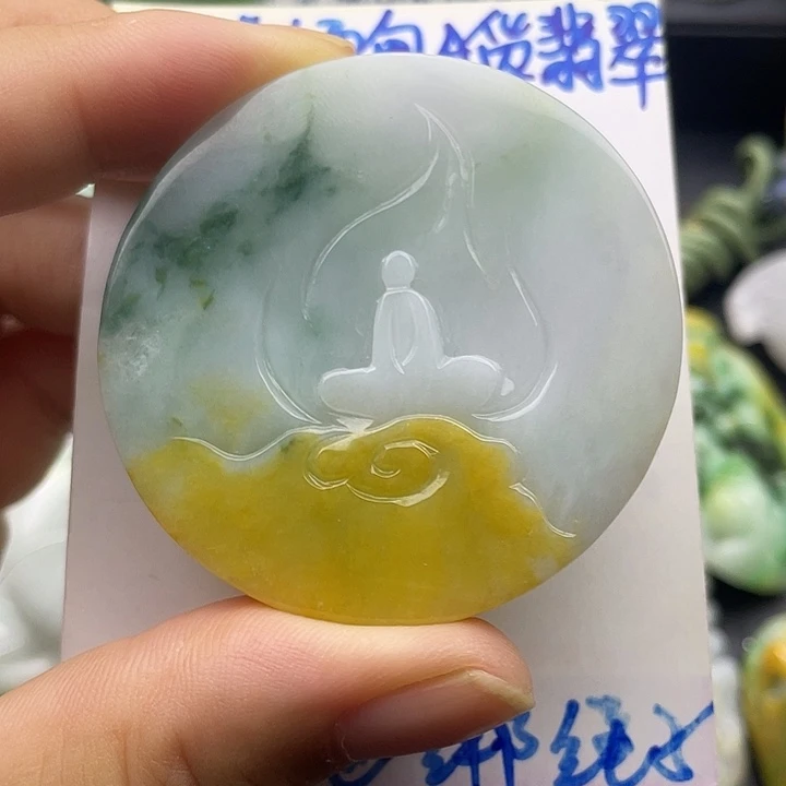 翡翠未镶嵌颈饰天然翡翠
