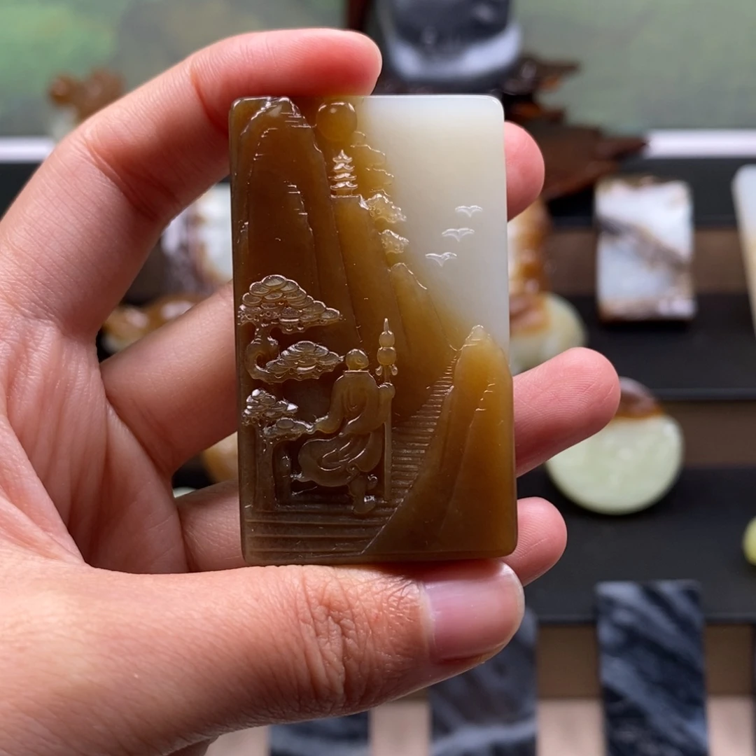 未镶嵌和田玉挂件