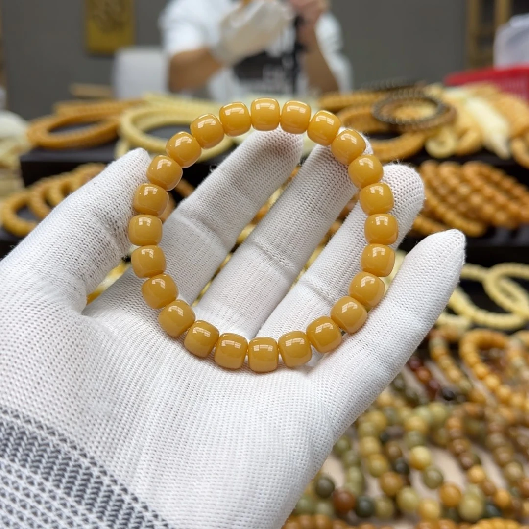 菩提根/象牙果手串9.10 11年 鬼工 沙漠金