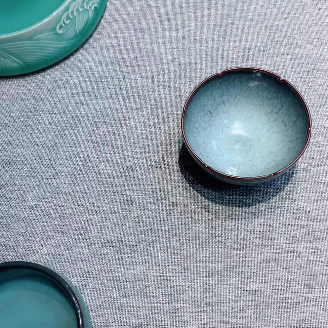 叁**计龙泉青瓷茶具杯子
