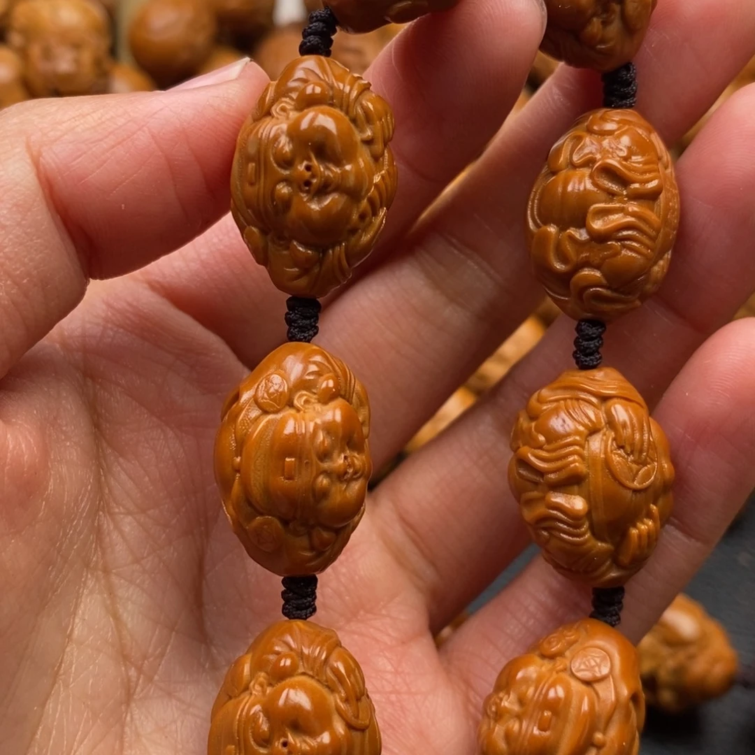 手串橄榄核横财神