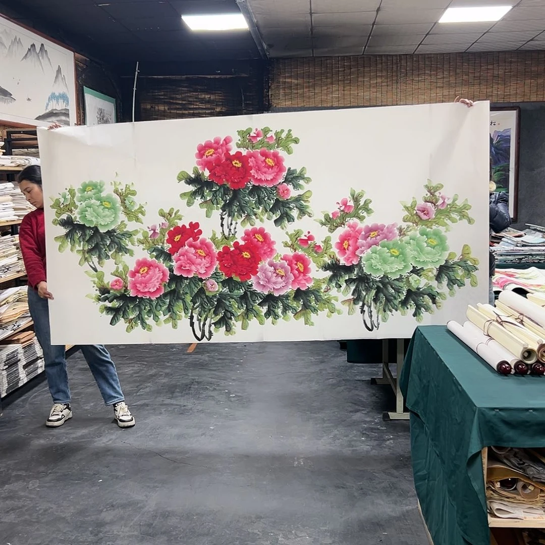 国画749 牡丹之歌传情传中之美是