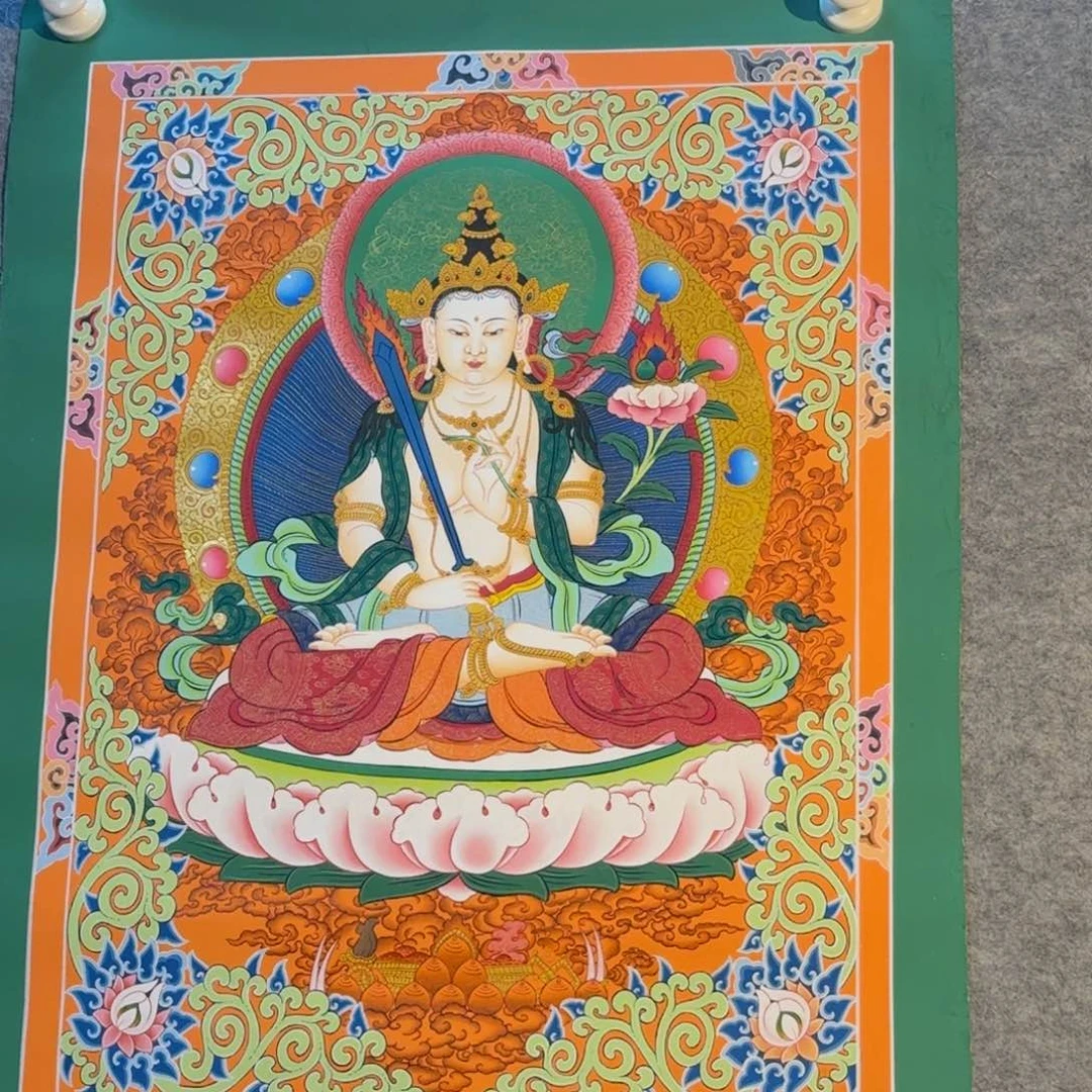 卷轴画元旦福利虚空藏菩萨60*45