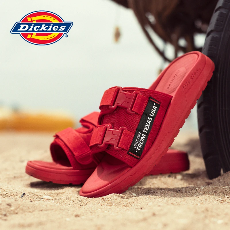 Dickies户外沙滩凉拖鞋2025秋季新款时尚百搭外穿厚底增高情侣鞋