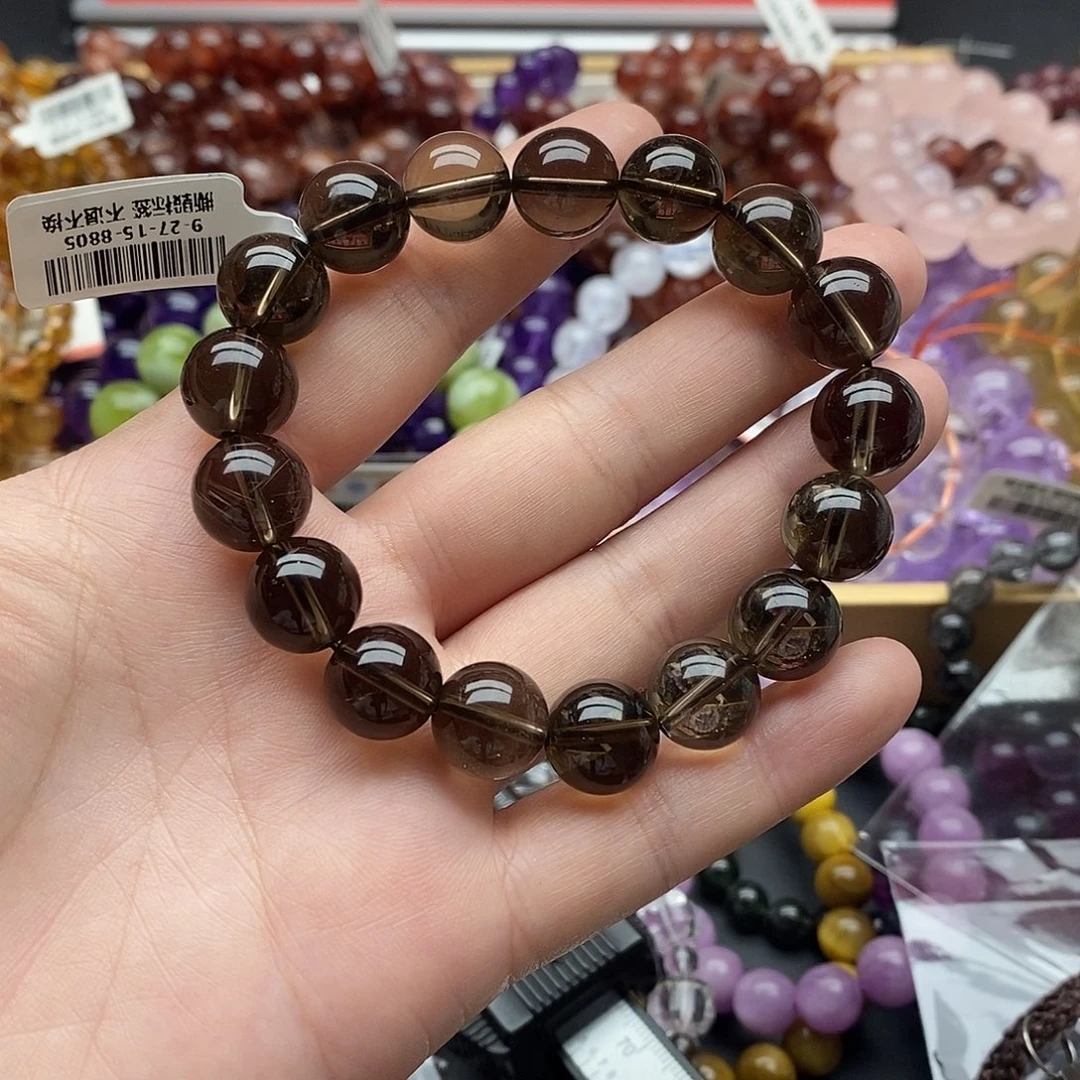 未镶嵌手链水晶茶水晶12+