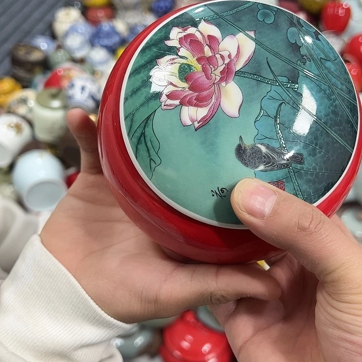 茶叶罐陶瓷家用储物罐瑕疵福利品介意勿拍