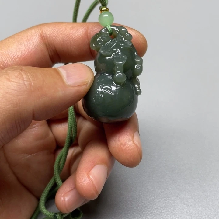 吊坠(不含链)未镶嵌和田玉枫*叶