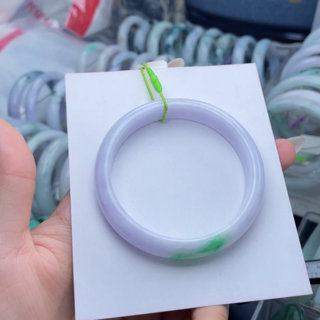 翡翠未镶嵌手镯56.7圈