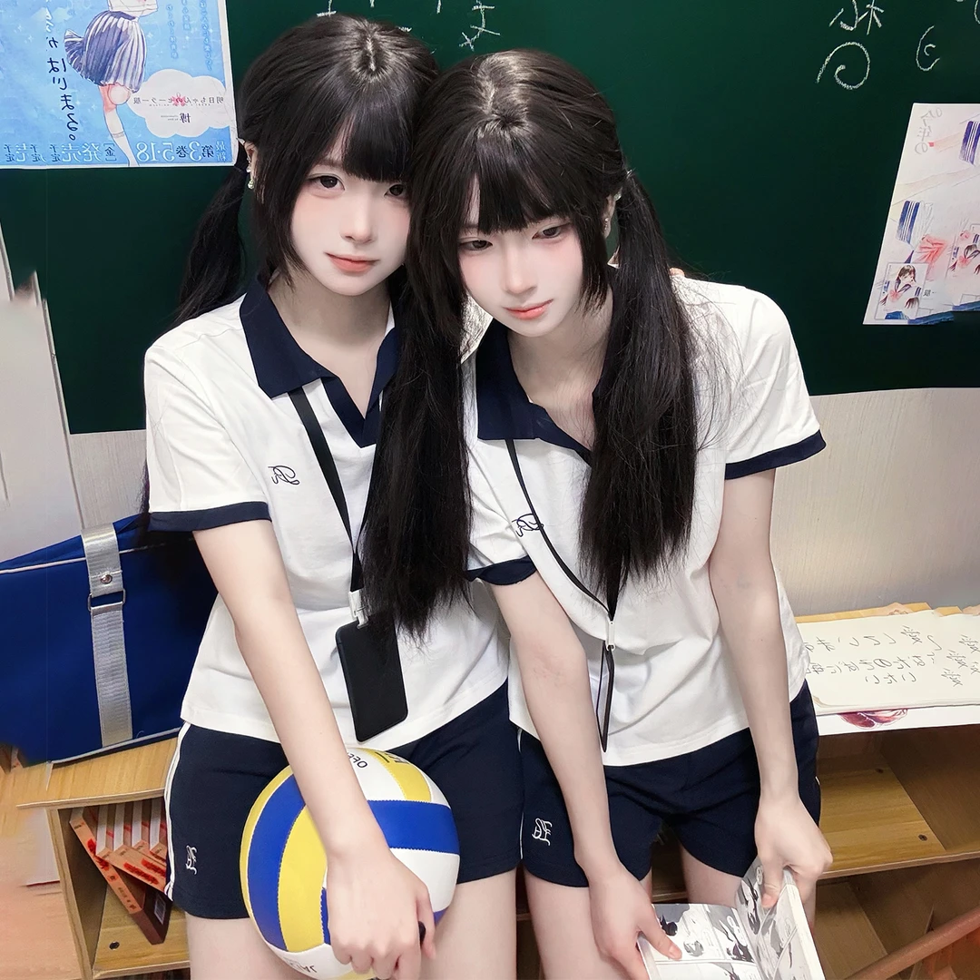 花千猪原创 小凉岛运动服 jk制服多色体操服学院风运动休闲款套装