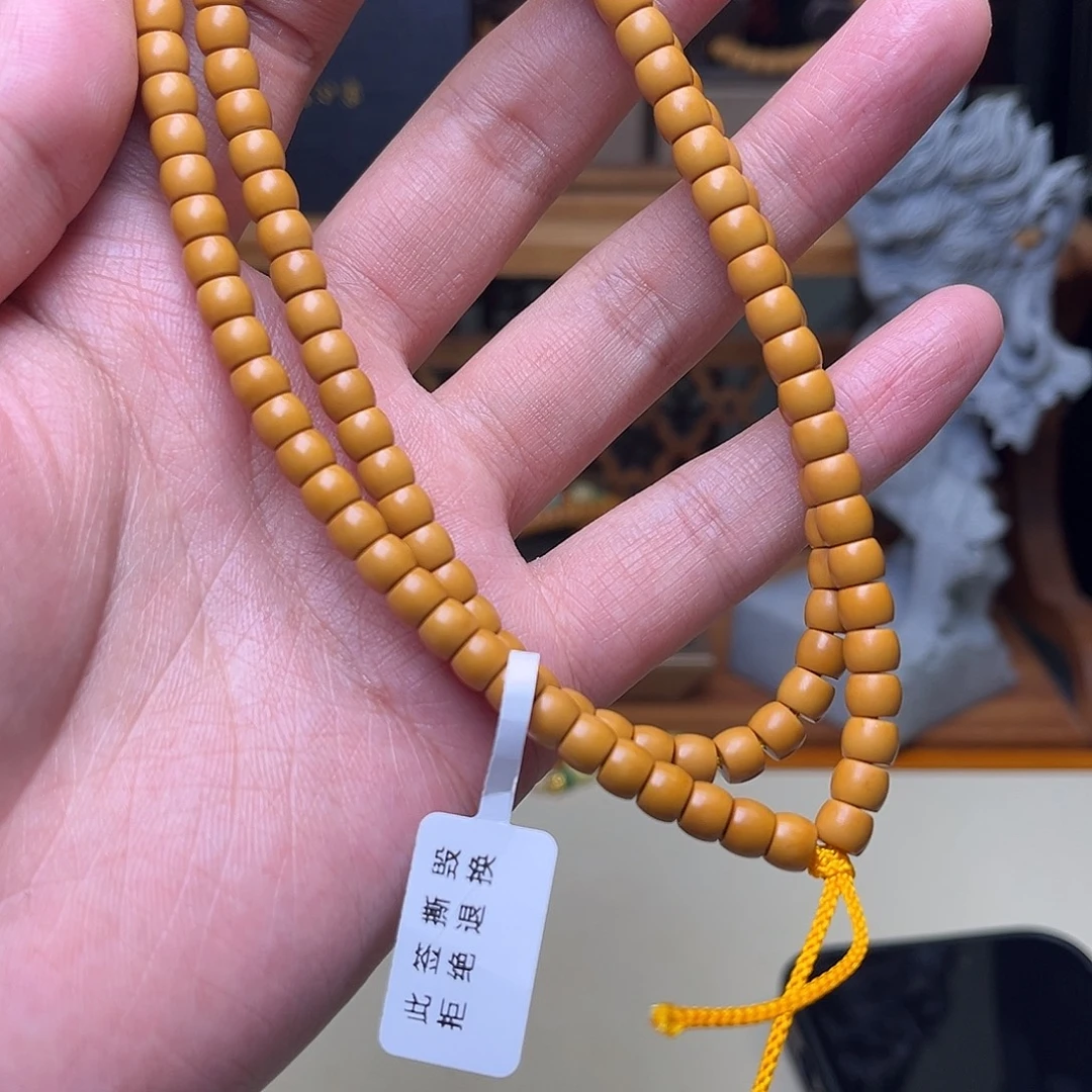 橄榄核手串/手链【听松文玩】sss级工艺精品橄榄核尖长串6.0素