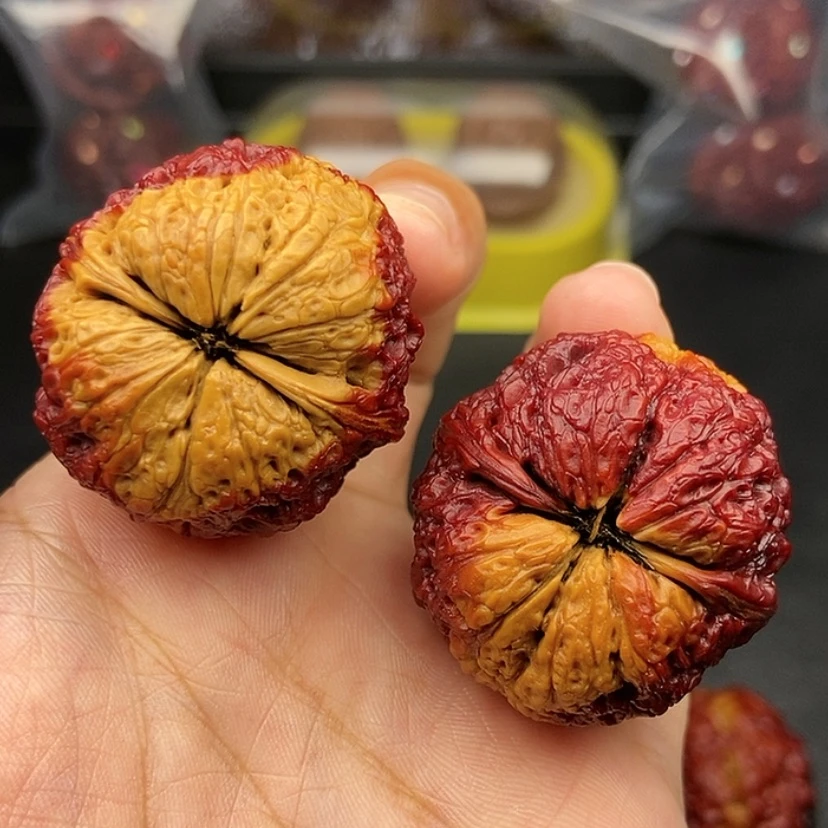 【闪购商品】把件文玩核桃35尺蛇皮球