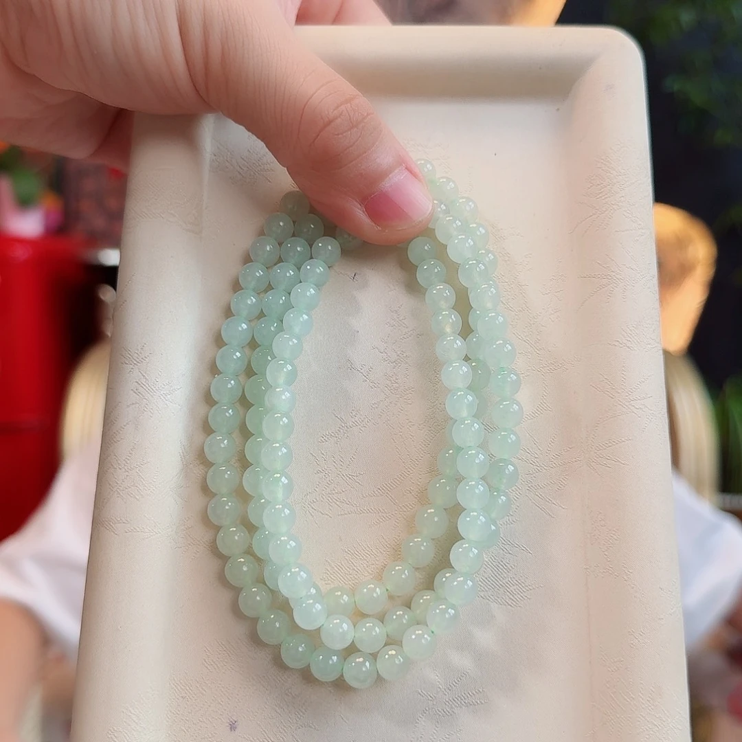 翡翠未镶嵌手链6.9毫米