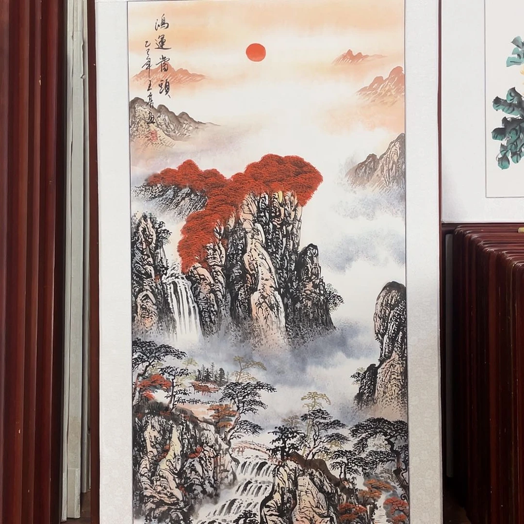国画「带框尺寸63*123厘米」 - - - - - - - - - - - - - - -