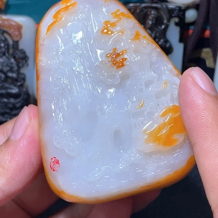 和田玉未镶嵌颈饰CC
