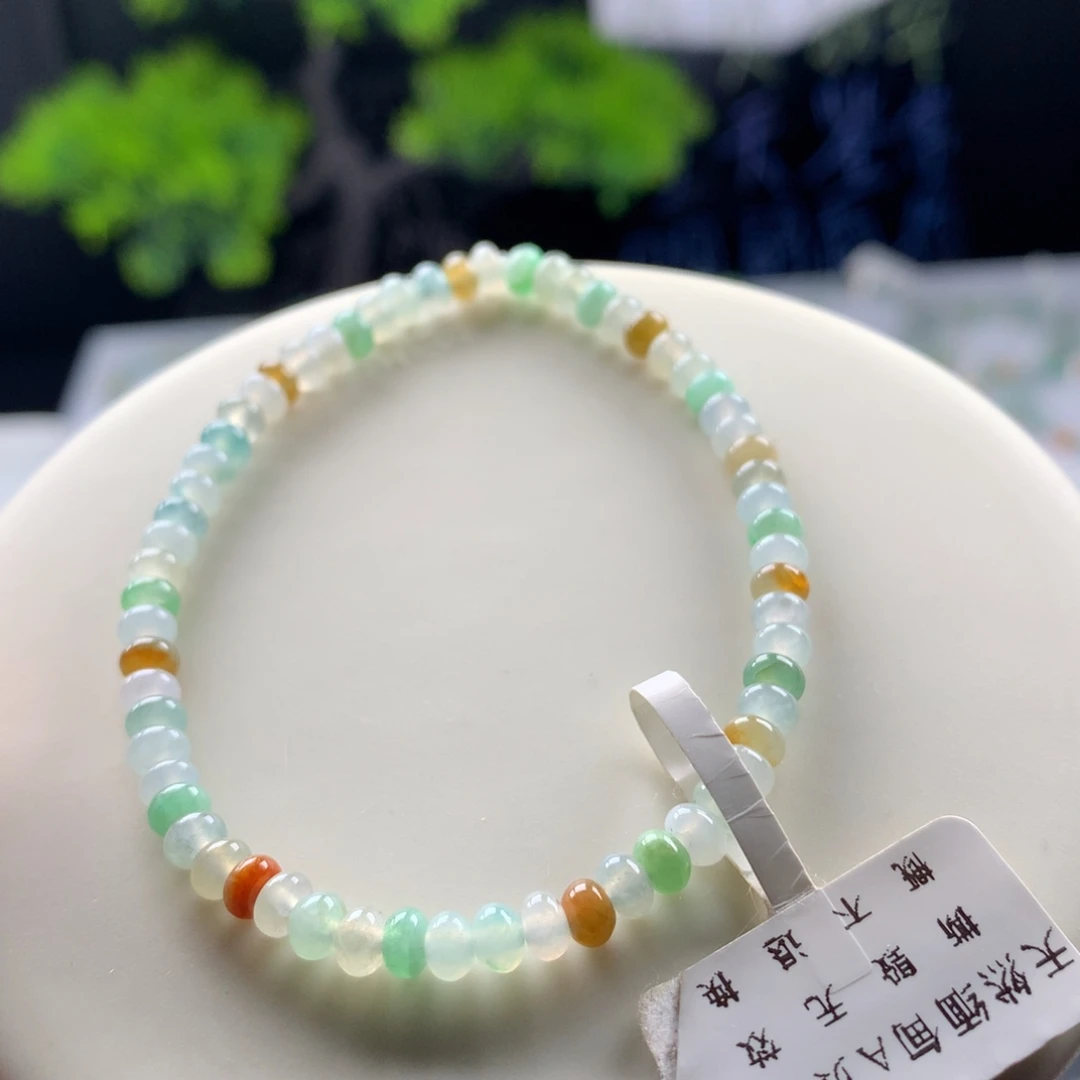 翡翠未镶嵌手链卡4