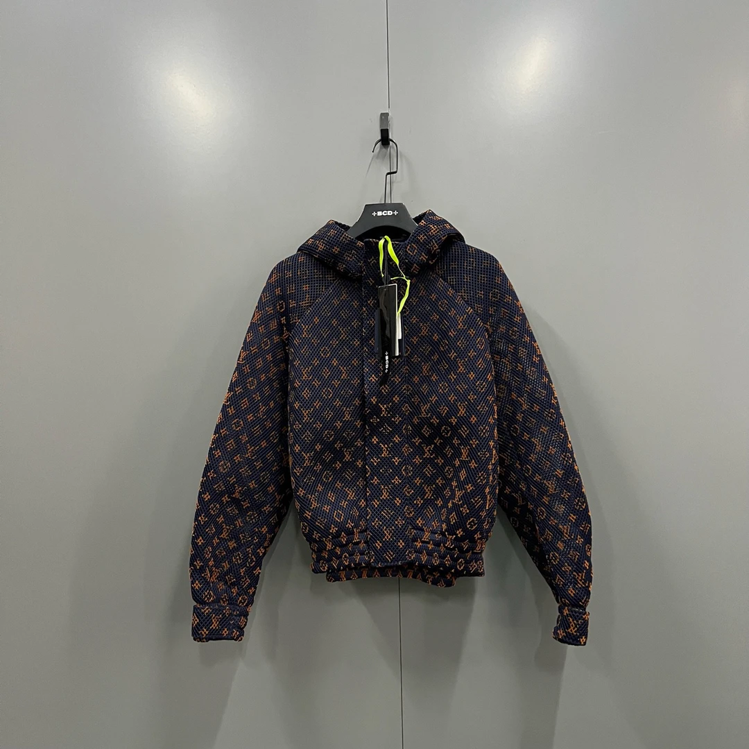 未使用 LouisVuitton/路易威登 y14 渐变老花网格束腰夹克 610495