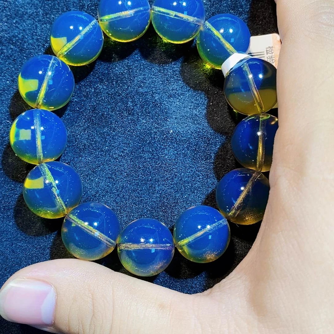 蓝珀未镶嵌珠宝奇石毕业级17