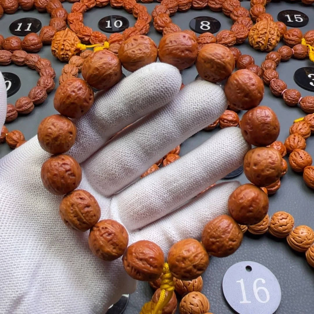 手串文玩核桃野生核桃光头秋子手持