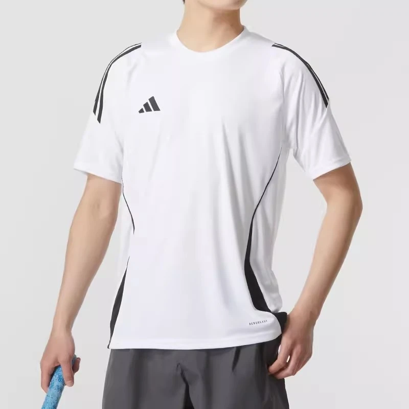 Adidas/阿迪男装 时尚简约经典百搭运动休闲圆领短袖T恤IS1019