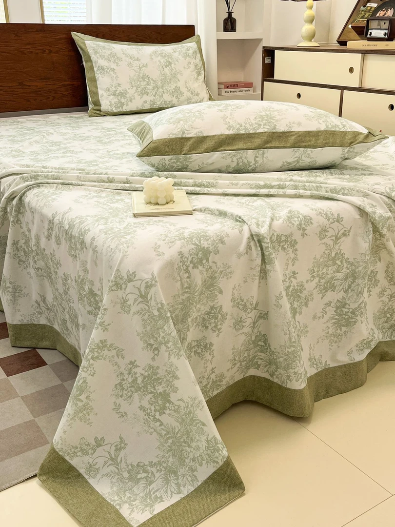 【卧适&老粗布】100%纯棉加厚老粗布冬暖夏凉无染古法工艺不跑床