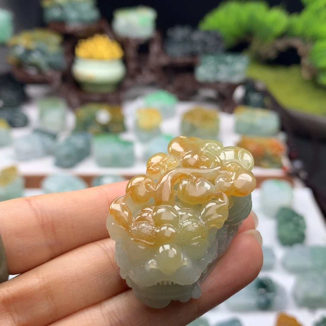 翡翠未镶嵌颈饰A31 翡翠貔貅